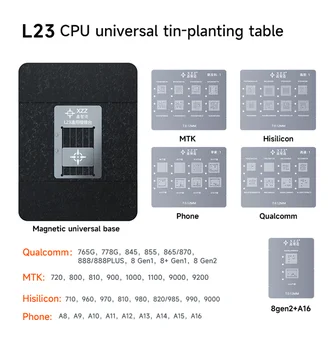 XZZ L23 CPU Reballing Trafaretas Rinkinys, skirtas 