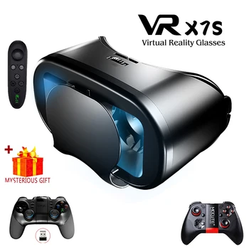 VR Akinius Viar 3D Virtualios Realybės Prietaisai Šalmas Lęšiai, Akiniai laisvų Rankų įranga 
