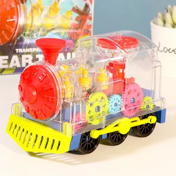 Šviesos Iki Traukinio Žaislų Ankstyvojo Ugdymo Skaidrus, Įrankių Automobilių Žaislas su Muzika, Šviesos Traukinio Nuskaitymo Geriausi Žaislai Dovanos Vaikams Vaikams