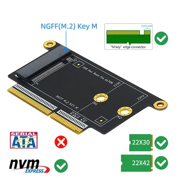 M. 2 NVME SSD Adapterio plokštę Stove 