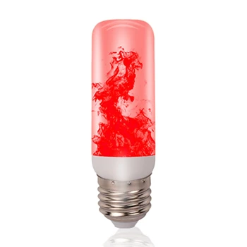 LED, Mirgėjimas Liepsnos Lemputės Imituojamos Degančios Ugnies Efektą E27 Lempa Kalėdos Šaliai Dekoro