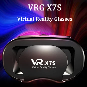 VR Akinius Viar 3D Virtualios Realybės Prietaisai Šalmas Lęšiai, Akiniai laisvų Rankų įranga 