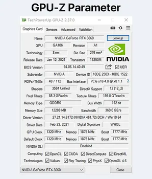 SOYO Naujų Žaidimų Grafikos Kortos NVIDIA GeForce RTX 3060 12 GB GDDR6 192 Bitų Darbastalio GPU Vaizdo plokštė PC