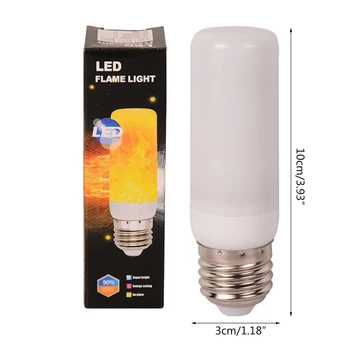 LED, Mirgėjimas Liepsnos Lemputės Imituojamos Degančios Ugnies Efektą E27 Lempa Kalėdos Šaliai Dekoro