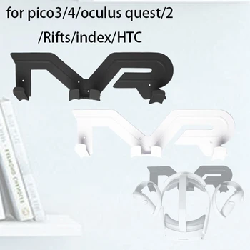 HFES VR Laikymo Stovas Kablys Oculus Quest 2 Wall Mount VR Ausines Stovo Laikiklį laisvų Rankų įrangos Ausinių Pakaba Priedai